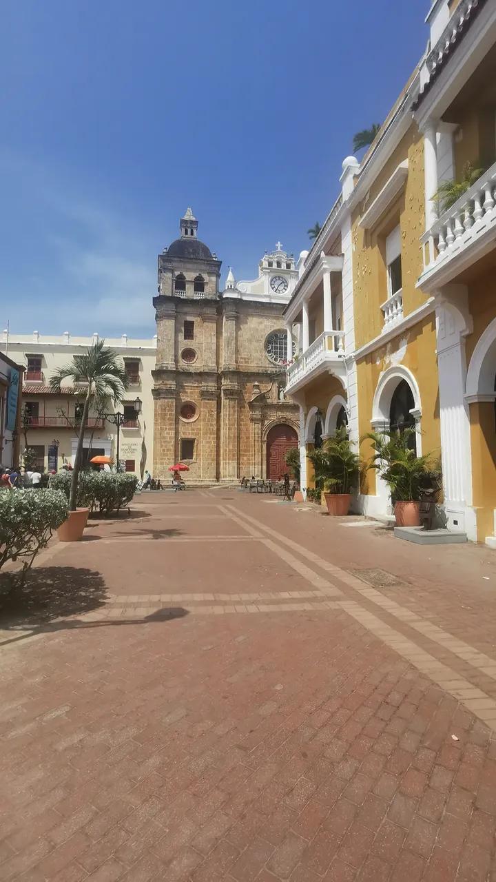 Plaza San Pedro Claver à Carthagène, Colombie